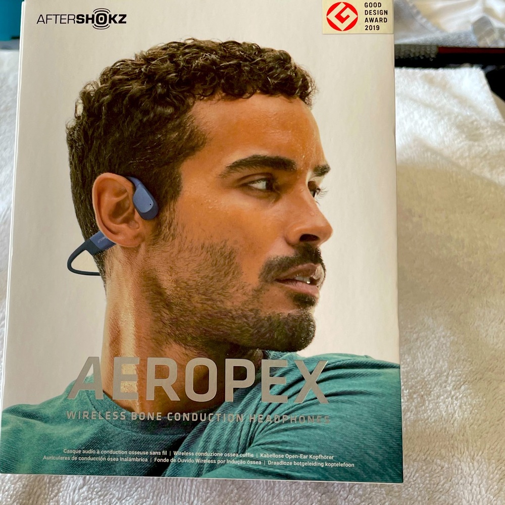 AEROPEX AFTERSHOKZ Wireless Bone Conduction Headphones - Blue Eclipse